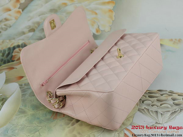 Chanel A01113 Classic Flap Bag Original Cannage Patterns Leather Pink Chanel A01113 Classic Flap Bag Original Cannage Patterns Leather Pink