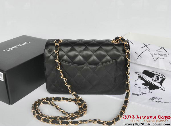 Chanel Classic Flap Bags Black Original Sheepskin Leather A1116 Gold Chanel Classic Flap Bags Black Original Sheepskin Leather A1116 Gold