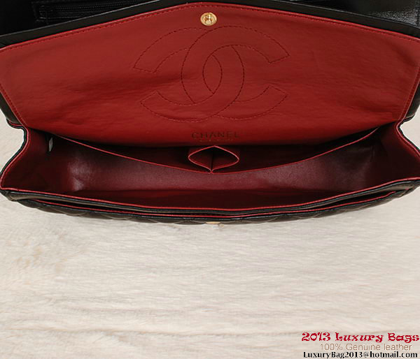 Chanel Classic Flap Bag 1113 Black Sheepskin Gold Chanel Classic Flap Bag 1113 Black Sheepskin Gold