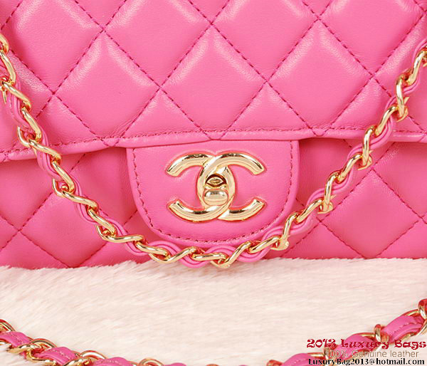 Chanel Classic Flap Bag 1113 Rose Sheepskin Gold Chanel Classic Flap Bag 1113 Rose Sheepskin Gold
