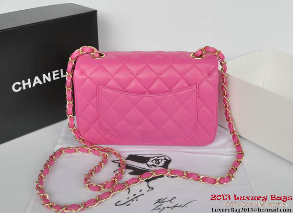 Chanel Classic Flap Bags Rose Original Sheepskin Leather A1116 Gold Chanel Classic Flap Bags Rose Original Sheepskin Leather A1116 Gold