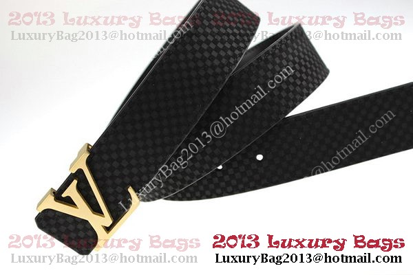Louis Vuitton Belt LV2051 Black Gold Louis Vuitton Belt LV2051 Black Gold