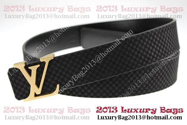 Louis Vuitton Belt LV2051 Black Gold Louis Vuitton Belt LV2051 Black Gold