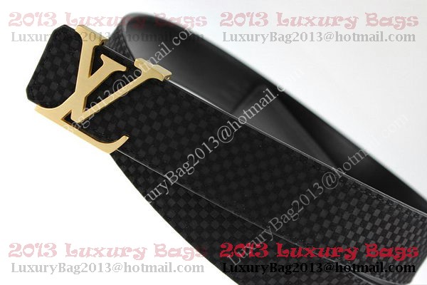 Louis Vuitton Belt LV2051 Black Gold Louis Vuitton Belt LV2051 Black Gold