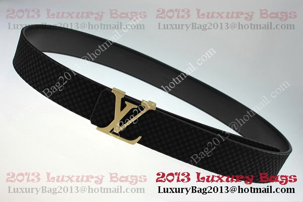 Louis Vuitton Belt LV2051 Black Gold Louis Vuitton Belt LV2051 Black Gold