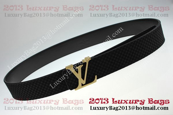 Louis Vuitton Belt LV2051 Black Gold Louis Vuitton Belt LV2051 Black Gold