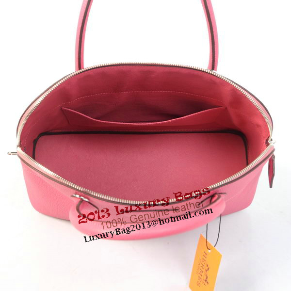 Hermes Bolide 37CM Tote Bags Calf Leather Rose Hermes Bolide 37CM Tote Bags Calf Leather Rose