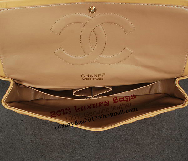 Chanel Classic Flap Bag 1113 Apricot Sheep Leather Gold Chanel Classic Flap Bag 1113 Apricot Sheep Leather Gold