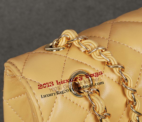 Chanel Classic Flap Bag 1113 Apricot Sheep Leather Gold Chanel Classic Flap Bag 1113 Apricot Sheep Leather Gold