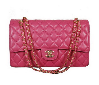 Chanel Classic Flap Bag 1113 Rose Sheep Leather Gold Chanel Classic Flap Bag 1113 Rose Sheep Leather Gold
