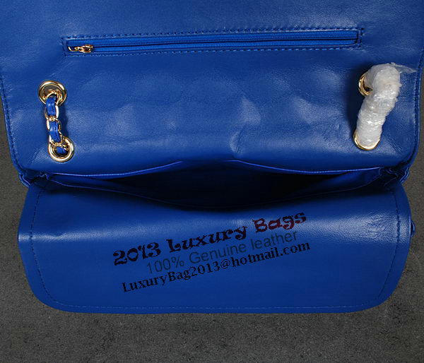 Chanel Classic Flap Bag 1113 RoyalBlue Sheep Leather Gold Chanel Classic Flap Bag 1113 RoyalBlue Sheep Leather Gold