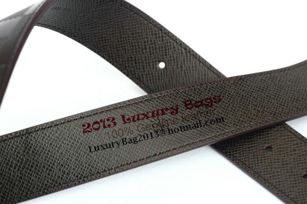 Louis Vuitton Brown Leather Belt LV2054 Louis Vuitton Brown Leather Belt LV2054