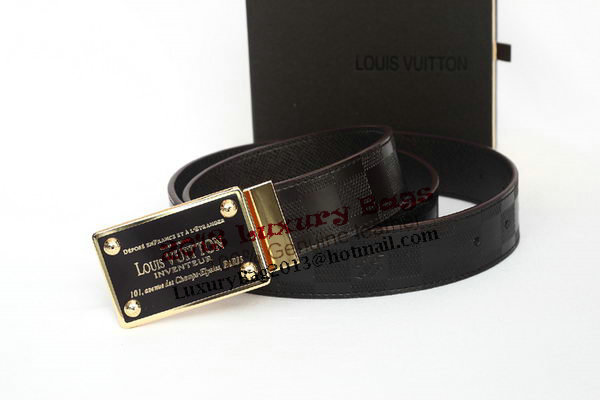 Louis Vuitton Brown Leather Belt LV2054 Louis Vuitton Brown Leather Belt LV2054
