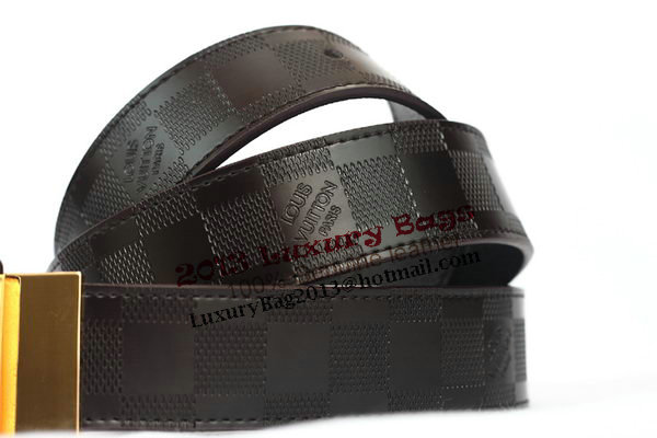 Louis Vuitton Brown Leather Belt LV2054 Louis Vuitton Brown Leather Belt LV2054