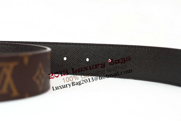 Louis Vuitton Monogram Canvas Belt LV2062 Louis Vuitton Monogram Canvas Belt LV2062