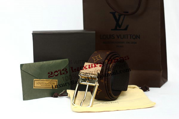 Louis Vuitton Monogram Canvas Belt LV2062 Louis Vuitton Monogram Canvas Belt LV2062
