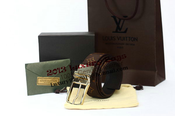 Louis Vuitton Monogram Canvas Belt LV2062 Louis Vuitton Monogram Canvas Belt LV2062
