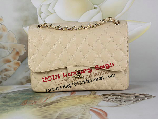 Chanel Classic Flap Bag 1113 Apricot Original Cannage Pattern Leather Gold Chanel Classic Flap Bag 1113 Apricot Original Cannage Pattern Leather Gold