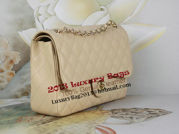 Chanel Classic Flap Bag 1113 Apricot Original Cannage Pattern Leather Gold Chanel Classic Flap Bag 1113 Apricot Original Cannage Pattern Leather Gold