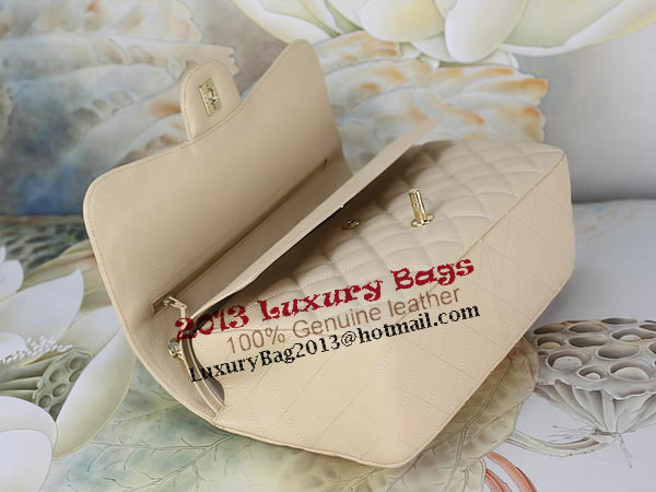 Chanel Classic Flap Bag 1113 Apricot Original Cannage Pattern Leather Gold Chanel Classic Flap Bag 1113 Apricot Original Cannage Pattern Leather Gold