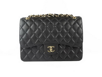 Chanel Classic Flap Bag 1113 Black Original Caviar Leather Gold Chanel Classic Flap Bag 1113 Black Original Caviar Leather Gold