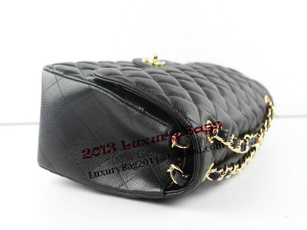 Chanel Classic Flap Bag 1113 Black Original Caviar Leather Gold Chanel Classic Flap Bag 1113 Black Original Caviar Leather Gold