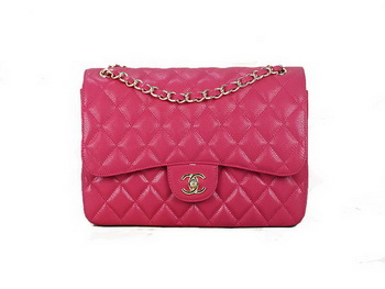 Chanel Classic Flap Bag 1113 Rose Original Cannage Pattern Leather Gold Chanel Classic Flap Bag 1113 Rose Original Cannage Pattern Leather Gold