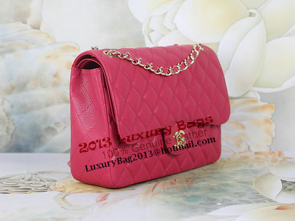 Chanel Classic Flap Bag 1113 Rose Original Cannage Pattern Leather Gold Chanel Classic Flap Bag 1113 Rose Original Cannage Pattern Leather Gold