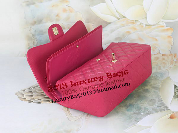 Chanel Classic Flap Bag 1113 Rose Original Cannage Pattern Leather Gold Chanel Classic Flap Bag 1113 Rose Original Cannage Pattern Leather Gold