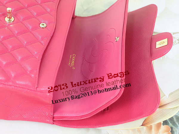 Chanel Classic Flap Bag 1113 Rose Original Cannage Pattern Leather Gold Chanel Classic Flap Bag 1113 Rose Original Cannage Pattern Leather Gold