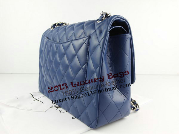 Chanel Classic Flap Bag 1113 RoyalBlue Original Sheepskin Leather Silver Chanel Classic Flap Bag 1113 RoyalBlue Original Sheepskin Leather Silver