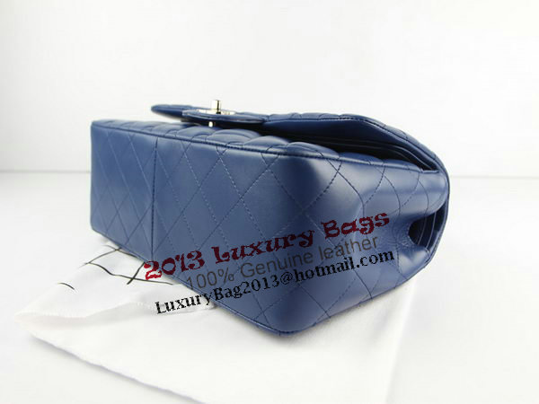 Chanel Classic Flap Bag 1113 RoyalBlue Original Sheepskin Leather Silver Chanel Classic Flap Bag 1113 RoyalBlue Original Sheepskin Leather Silver