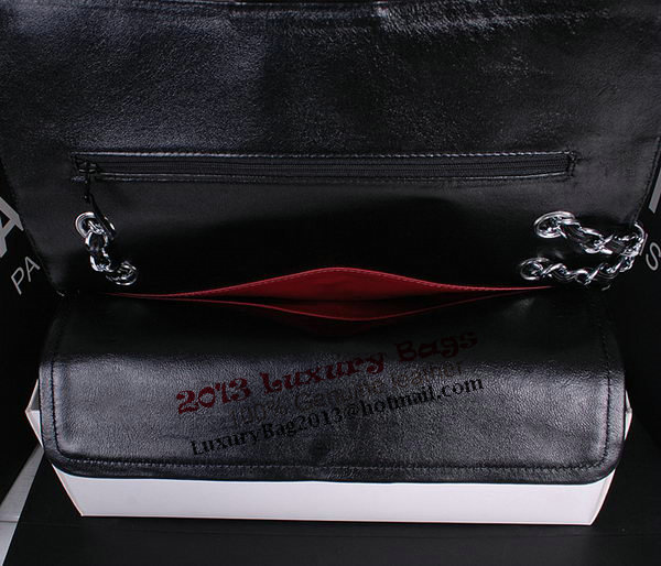 Chanel Classic Flap Bag 1113 Black Sheepskin Leather Chanel Classic Flap Bag 1113 Black Sheepskin Leather