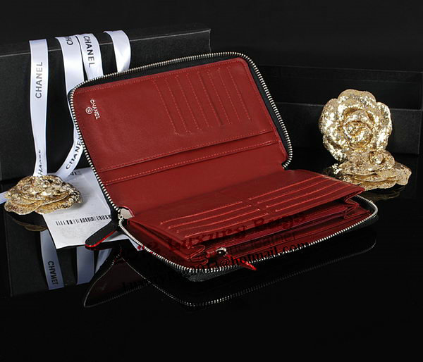 Chanel Matelasse Original Leather Zip Around Wallet A48982 Black Chanel Matelasse Original Leather Zip Around Wallet A48982 Black