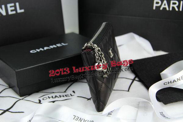 Chanel Matelasse Zip Around Wallet Original Leather A50165 Black Chanel Matelasse Zip Around Wallet Original Leather A50165 Black