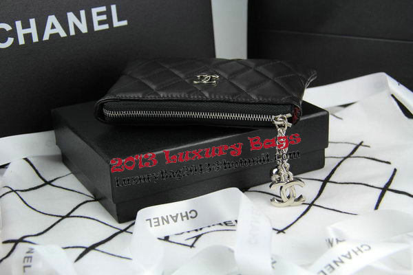 Chanel Matelasse Zip Around Wallet Original Leather A50165 Black Chanel Matelasse Zip Around Wallet Original Leather A50165 Black
