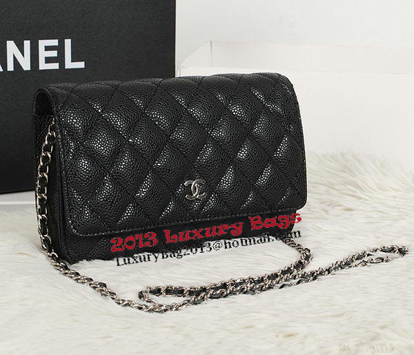 Chanel CHA33814 Original Cannage Leather mini Flap Bag Black Chanel CHA33814 Original Cannage Leather mini Flap Bag Black
