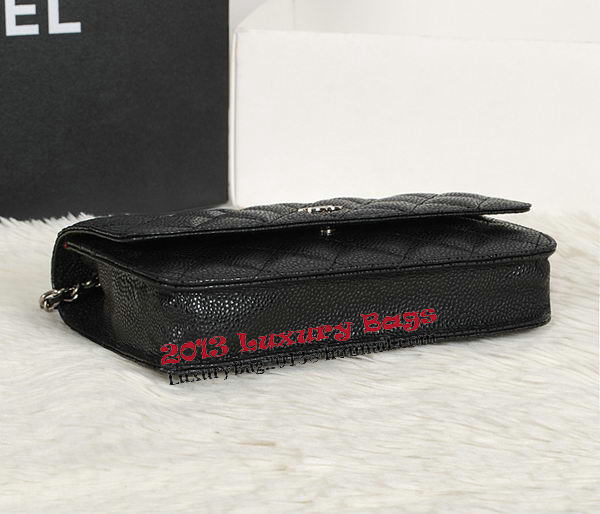 Chanel CHA33814 Original Cannage Leather mini Flap Bag Black Chanel CHA33814 Original Cannage Leather mini Flap Bag Black