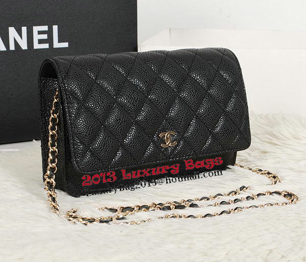 Chanel CHA33814 Original Cannage Leather mini Flap Bag Black Chanel CHA33814 Original Cannage Leather mini Flap Bag Black