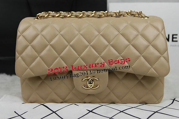 Chanel Classic Flap Bag Apricot Original Leather CF1113 Gold Chanel Classic Flap Bag Apricot Original Leather CF1113 Gold