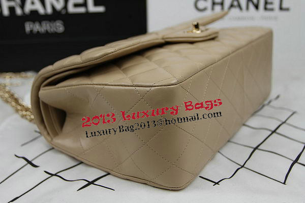 Chanel Classic Flap Bag Apricot Original Leather CF1113 Gold Chanel Classic Flap Bag Apricot Original Leather CF1113 Gold