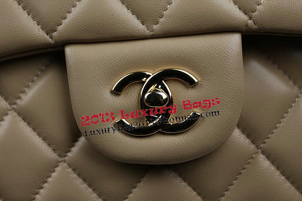Chanel Classic Flap Bag Apricot Original Leather CF1113 Gold Chanel Classic Flap Bag Apricot Original Leather CF1113 Gold