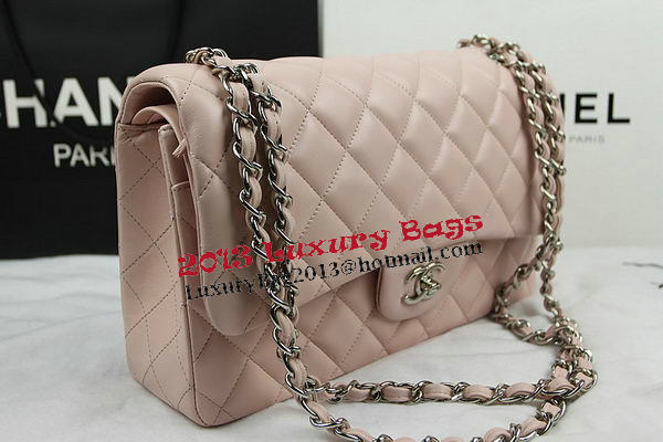 Chanel Classic Flap Bag Beige Original Leather CF1113 Silver Chanel Classic Flap Bag Beige Original Leather CF1113 Silver