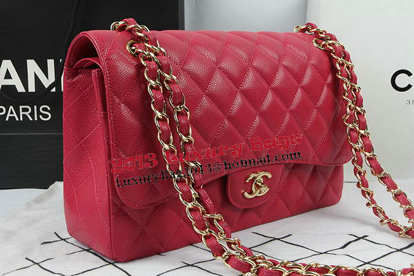 Chanel Classic Flap Bag Rose Cannage Pattern CF1113 Gold Chanel Classic Flap Bag Rose Cannage Pattern CF1113 Gold