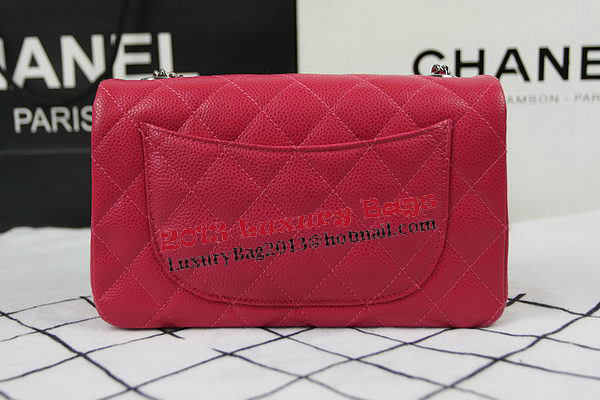Chanel Classic MINI Flap Bag Rose Cannage Pattern CF1119 Silver Chanel Classic MINI Flap Bag Rose Cannage Pattern CF1119 Silver