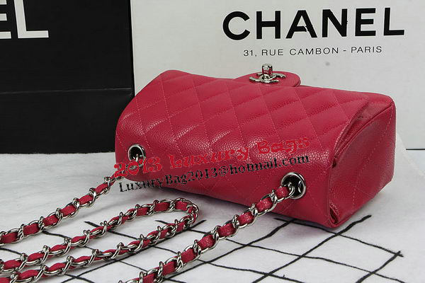 Chanel Classic MINI Flap Bag Rose Cannage Pattern CF1119 Silver Chanel Classic MINI Flap Bag Rose Cannage Pattern CF1119 Silver