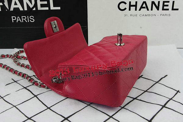 Chanel Classic MINI Flap Bag Rose Cannage Pattern CF1119 Silver Chanel Classic MINI Flap Bag Rose Cannage Pattern CF1119 Silver