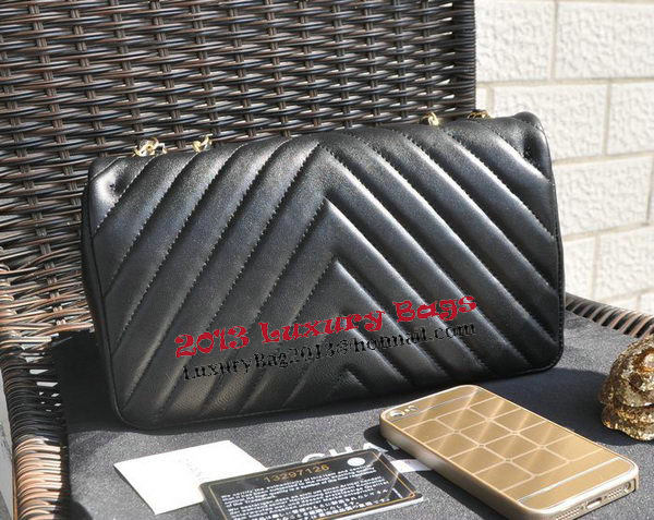 Chanel Classic Flap Bag Sheepskin Leather A92516 Black Chanel Classic Flap Bag Sheepskin Leather A92516 Black