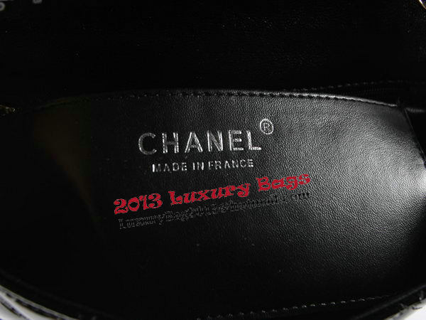 Chanel Classic MINI Flap Bag CF1119 Black Patent Leather Silver Chanel Classic MINI Flap Bag CF1119 Black Patent Leather Silver
