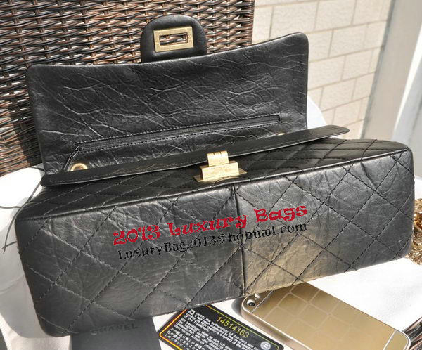 Chanel Glazed Crackled Leather Classic Flap Bag A30227 Black Chanel Glazed Crackled Leather Classic Flap Bag A30227 Black